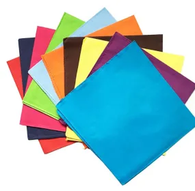 100% Cotton Solid Color Bandana