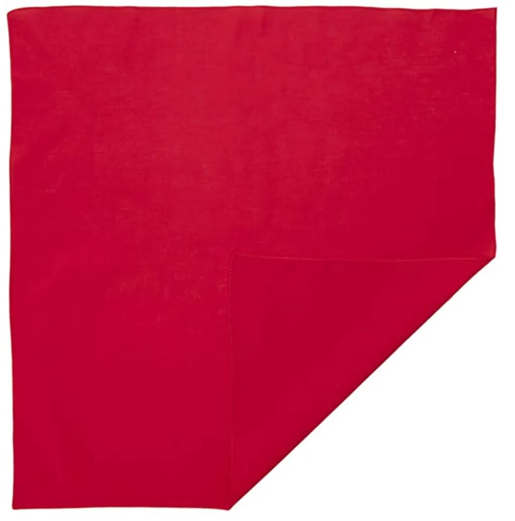 100% Cotton Solid Color Bandana