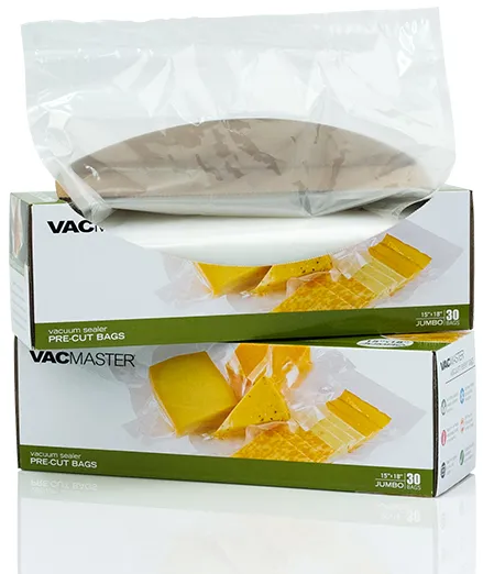 15" x 18" Full Mesh Vacuum Seal Jumbo Bags - 30 Pack