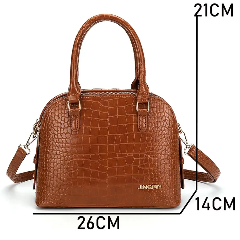 2 IN 1 Luxury Designer Fashion Leather Ladies Purses and Handbags