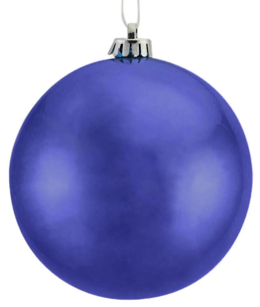 200MM Shiny Royal Blue Ball Ornament