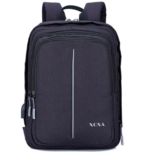 2017 Hot Fashion Men'S Backpack Canvas Men Laptop Bag 15.6 Inch Multifunction Backpack Large