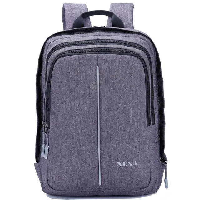 2017 Hot Fashion Men'S Backpack Canvas Men Laptop Bag 15.6 Inch Multifunction Backpack Large