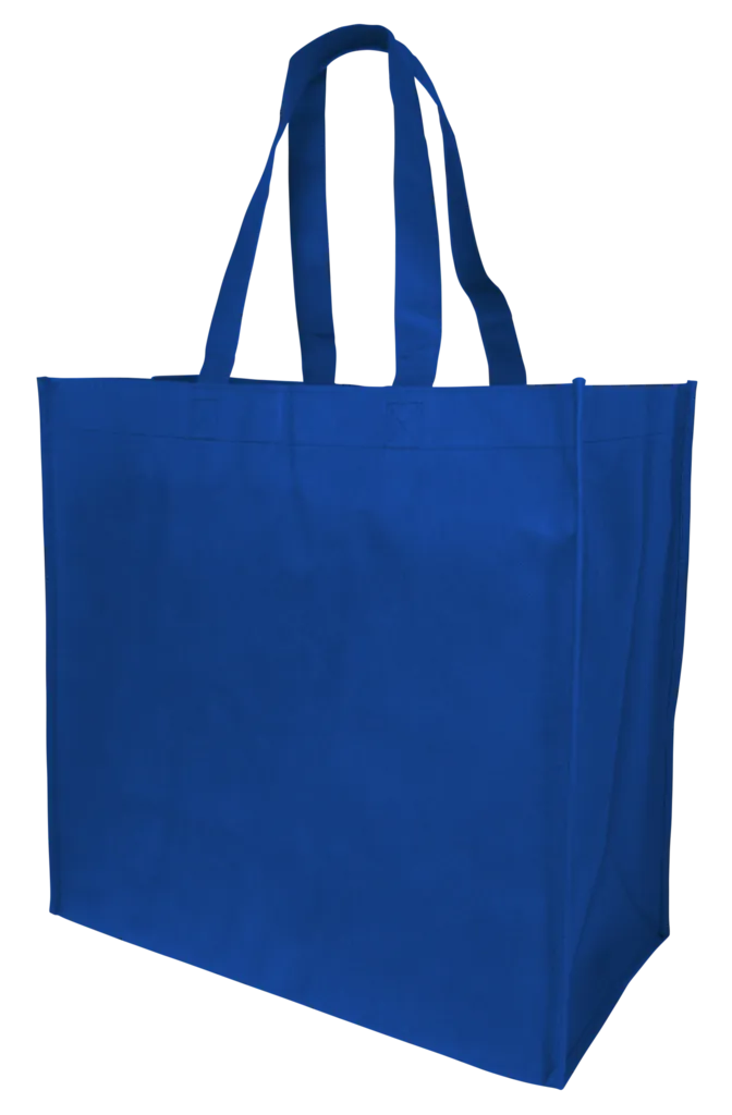 250 ct Large Polypropylene Grocery Tote Bag W/Gusset - By Case