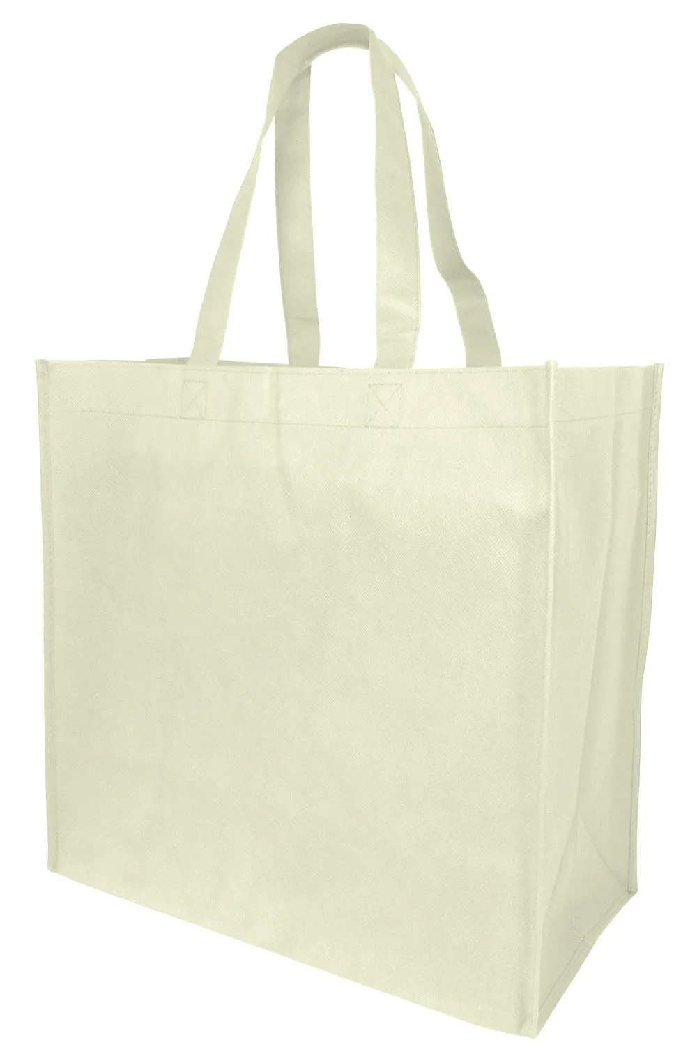 250 ct Large Polypropylene Grocery Tote Bag W/Gusset - By Case