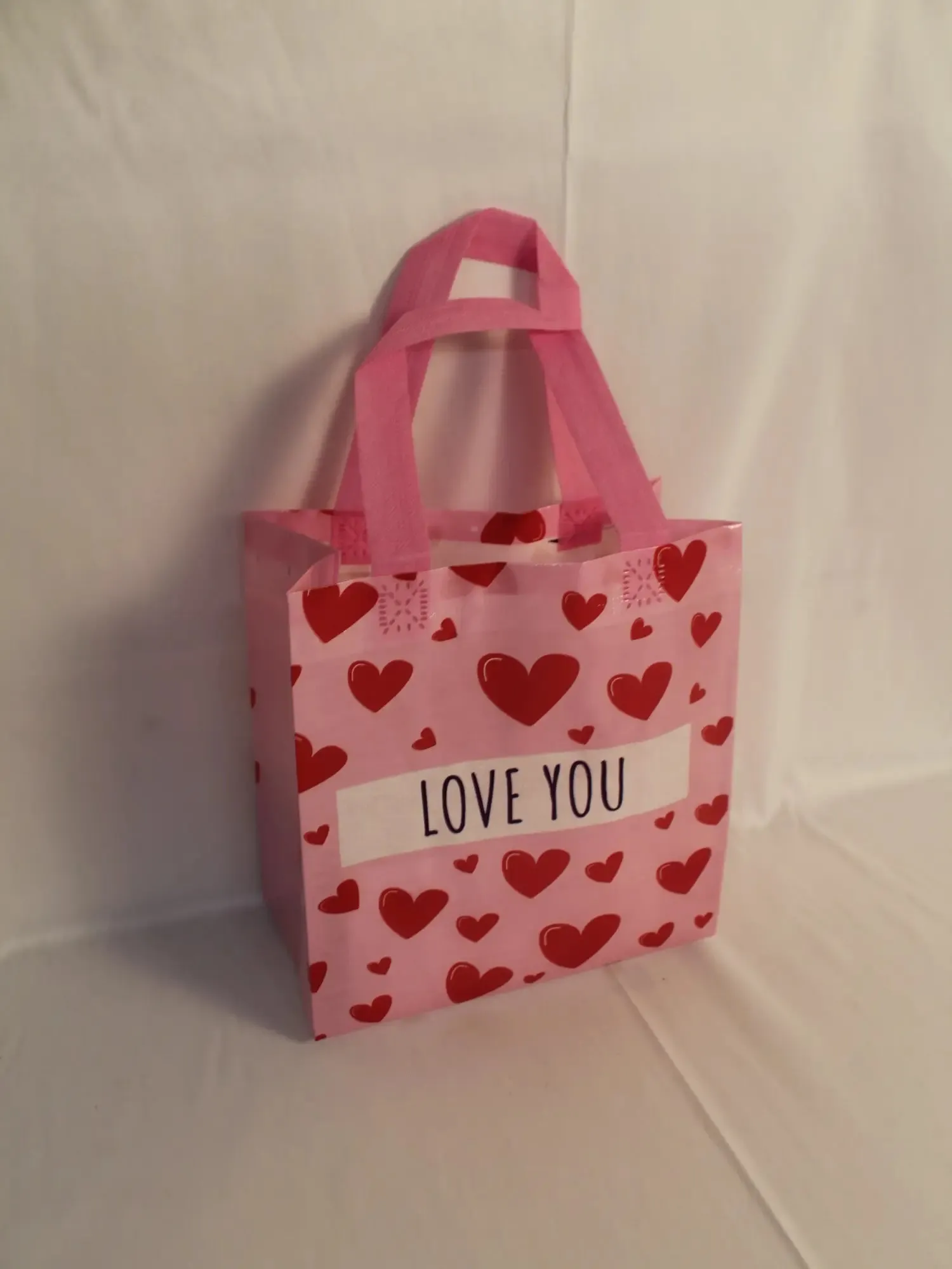 80 Pcs Heart Gift Tote Bags with Handles