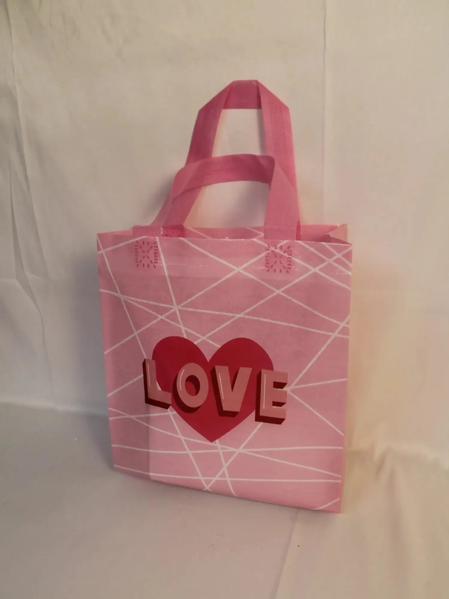 80 Pcs Heart Gift Tote Bags with Handles