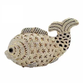 823014 FISH PURSE - CHAMPAGNE