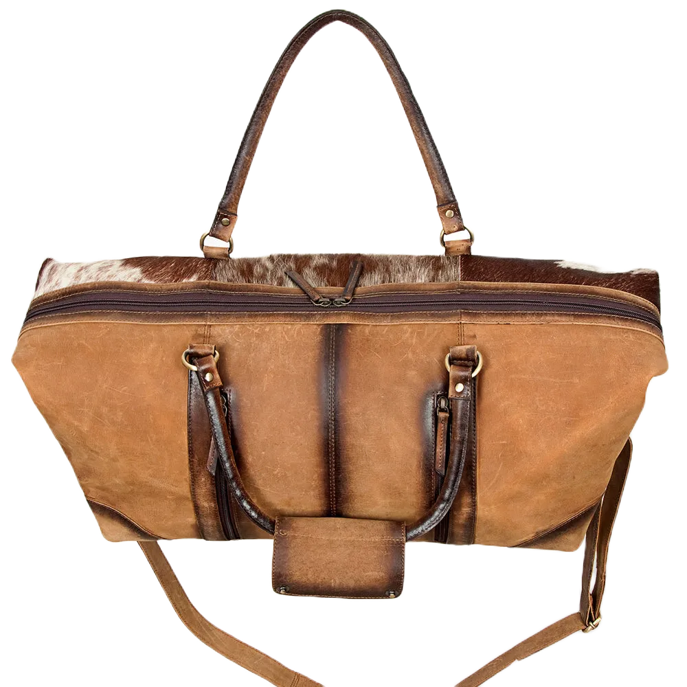 American Darling Concealed Carry Cowhide Duffle Bag ADBGI123B