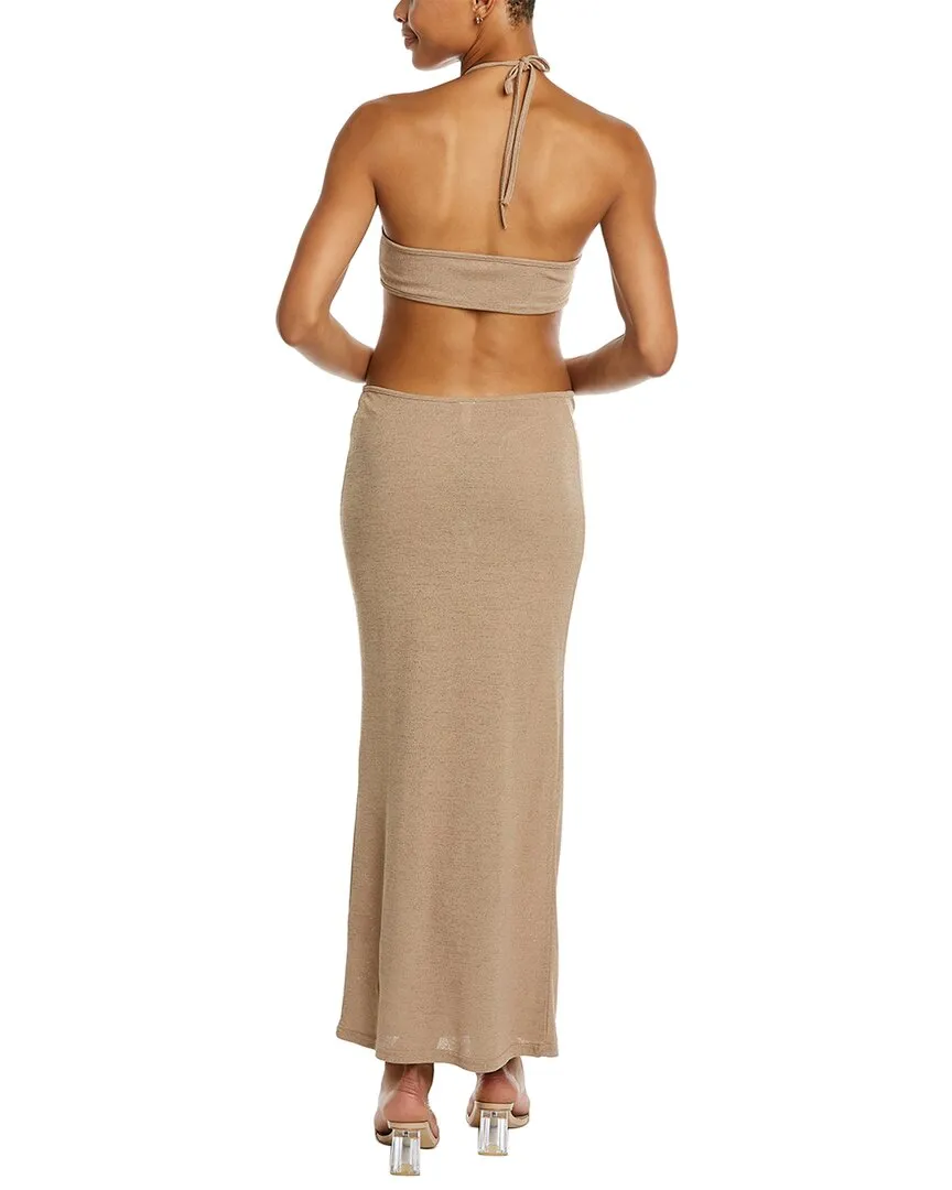 & ROUGE Halter Maxi Dress