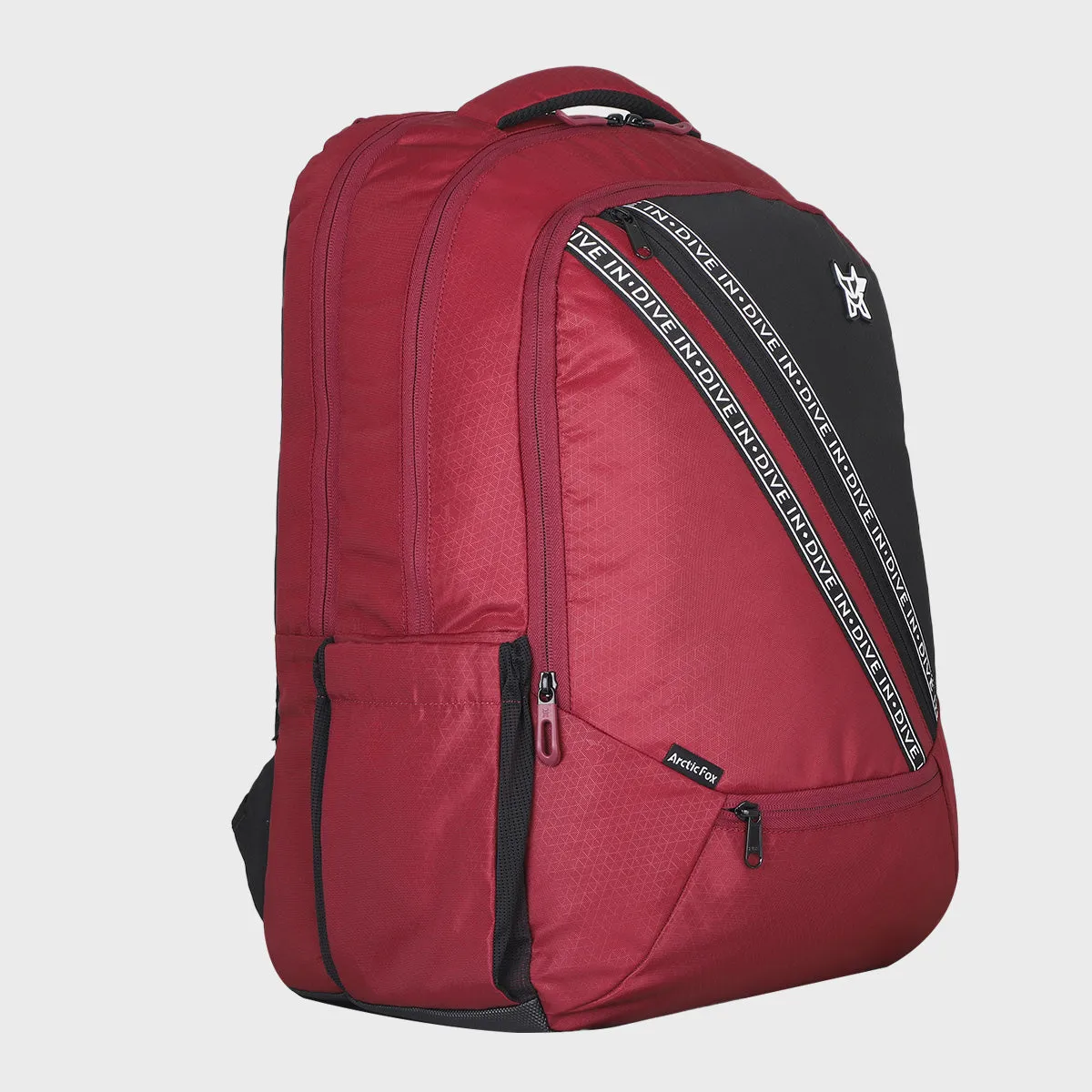 Arctic Fox Caution Tawny Port Laptop Backpack