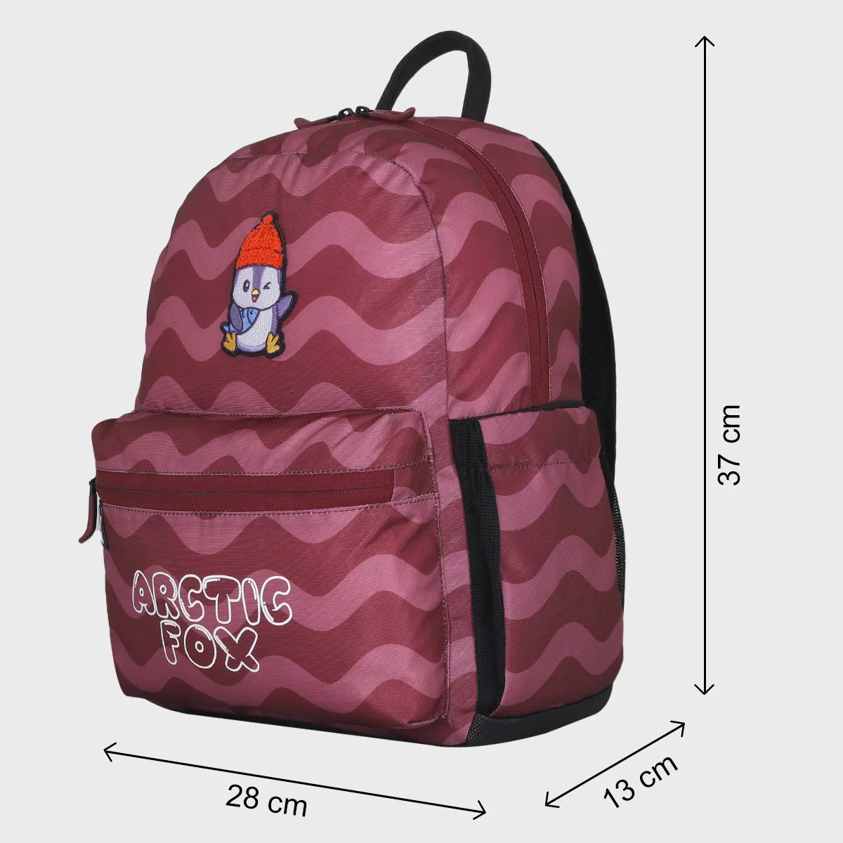 Arctic Fox Frost Tawny Port School Backpack for Boys and Girls