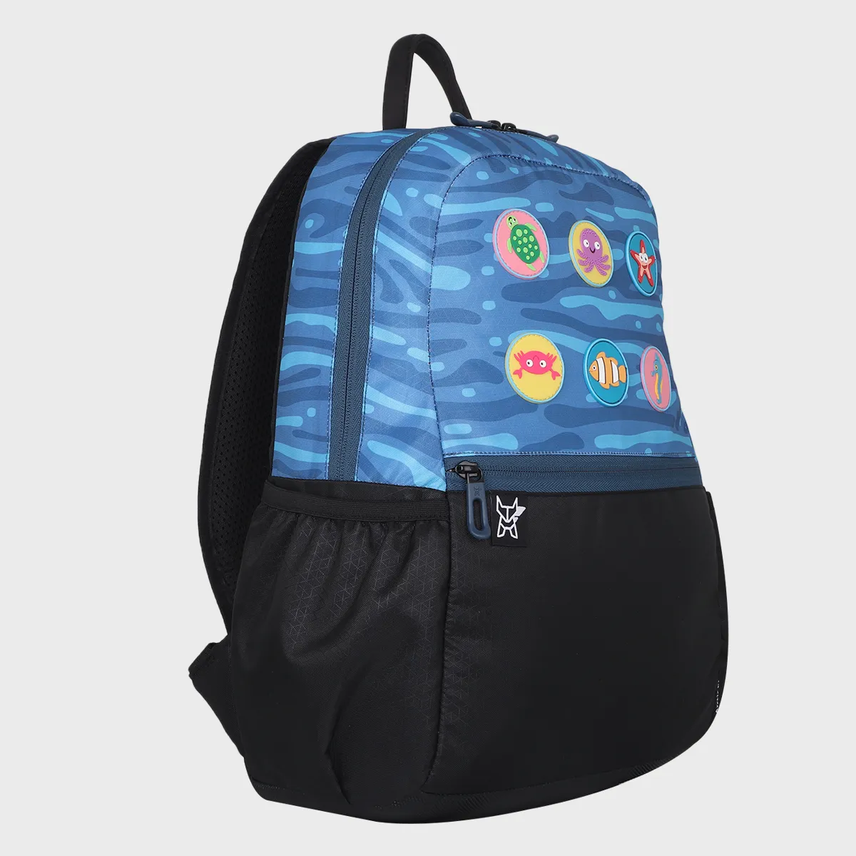 Arctic Fox Habit Aqua School Backpack for Boys and Girls