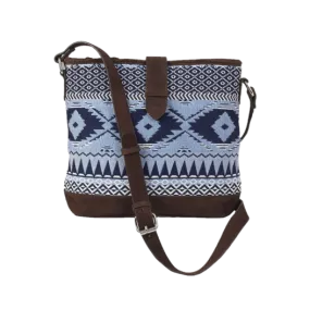 Ariat Ladies Madison Woven Concealed Carry Blue Crossbody Bag A770009102