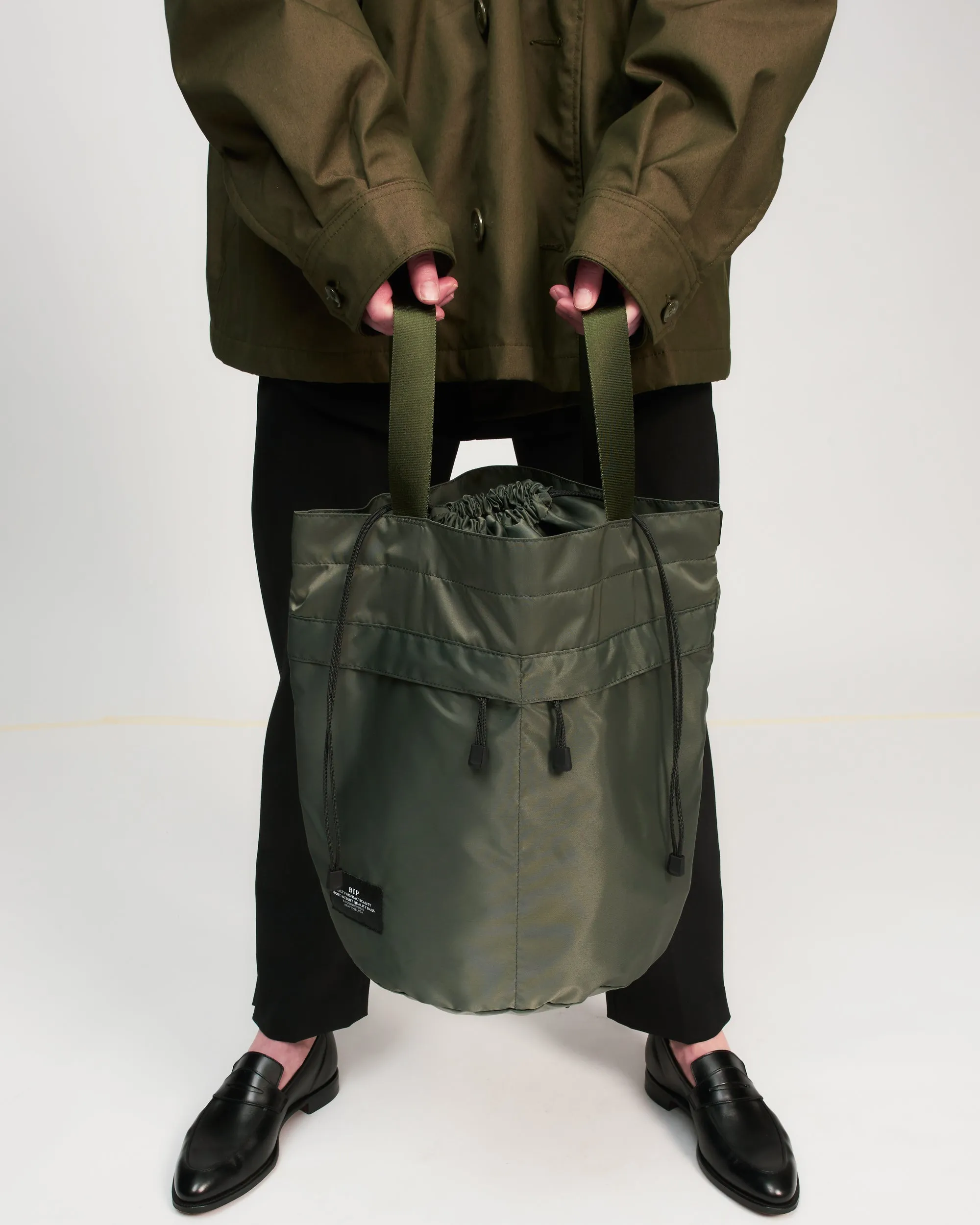 Bags in Progress Bucket Backpack - Khaki Green