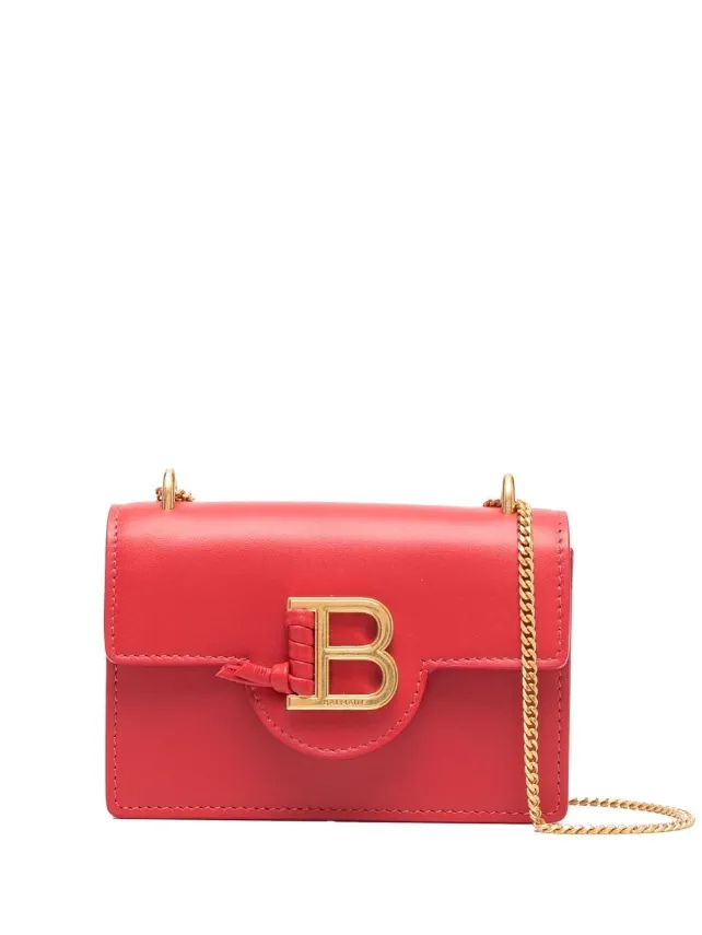 Balmain Red B-Buzz mini Bag