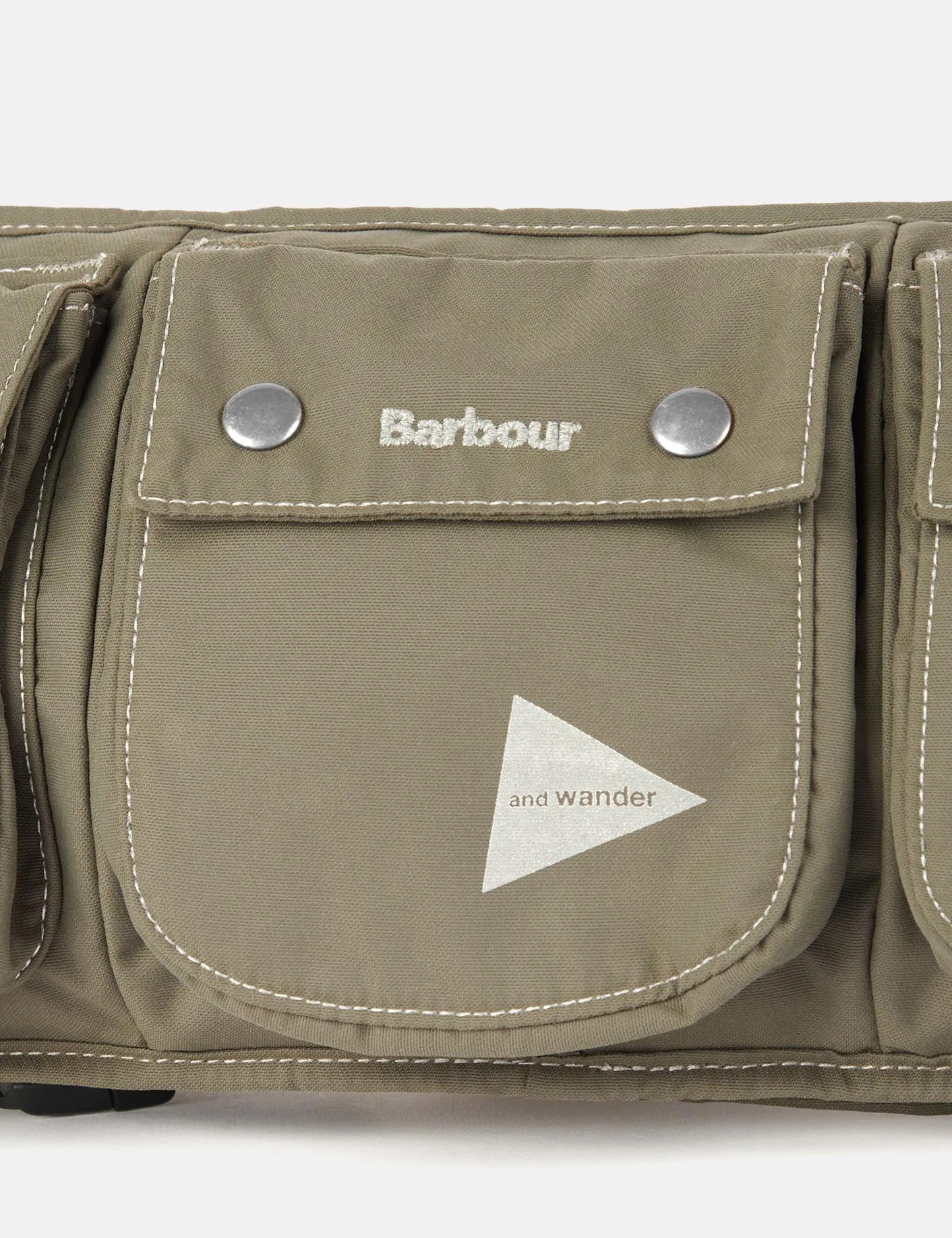 Barbour x And Wander Waist Bag - Khaki