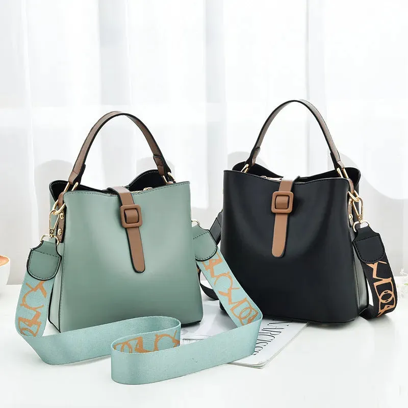 Bucket Bag Fashion Shoulder Bag Cross-body Female Handbag