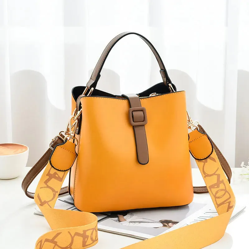 Bucket Bag Fashion Shoulder Bag Cross-body Female Handbag