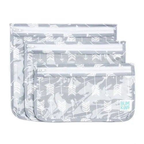 Bumkins Clear Travel Bags 3pk