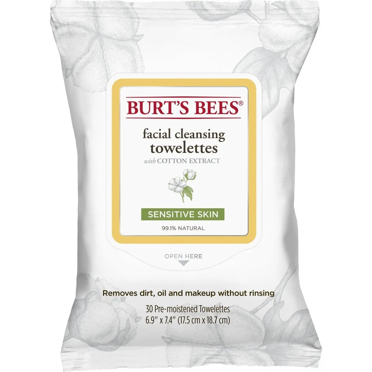 Burt's Bees Facial Cleansing Towelettes