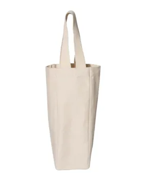 Canvas Single Wine Tote Bag