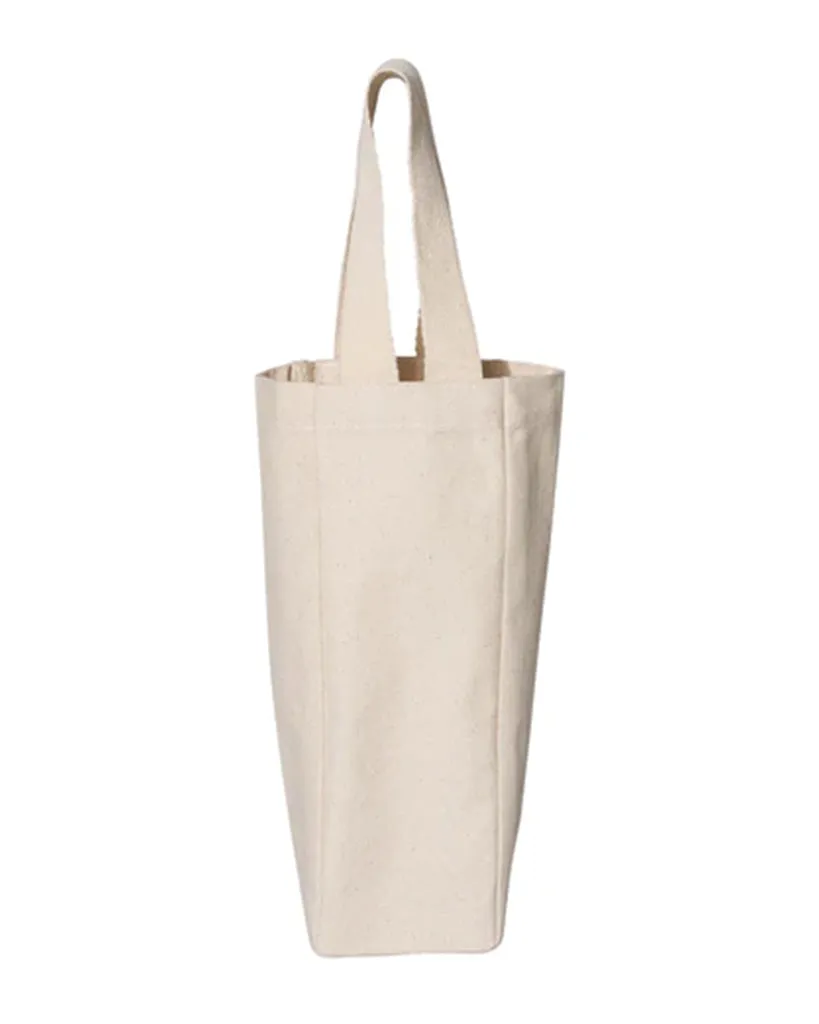 Canvas Single Wine Tote Bag