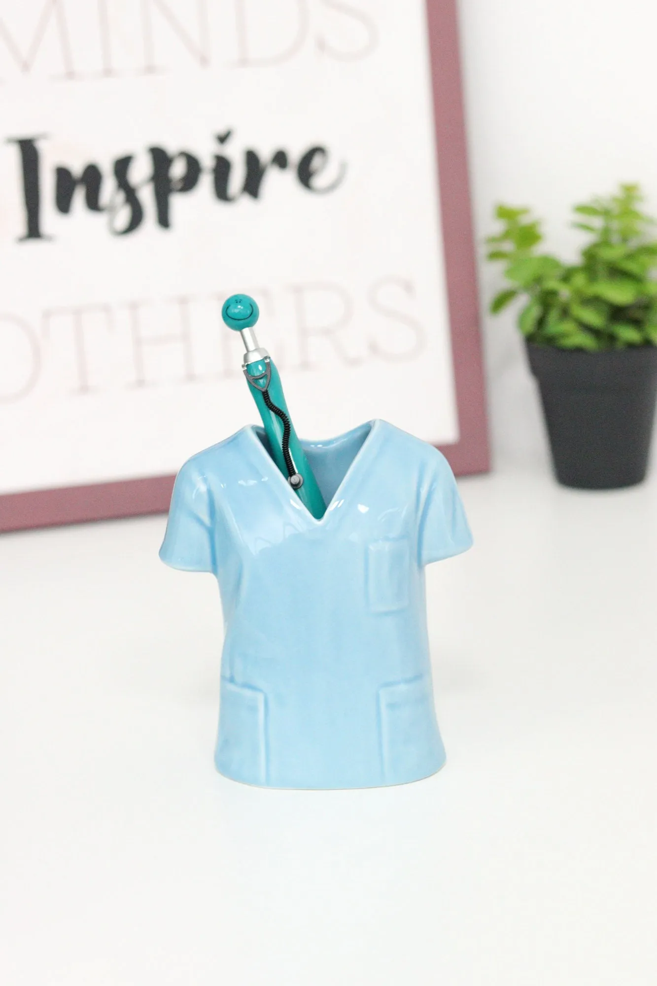 Ceramic Scrub Pen Holder