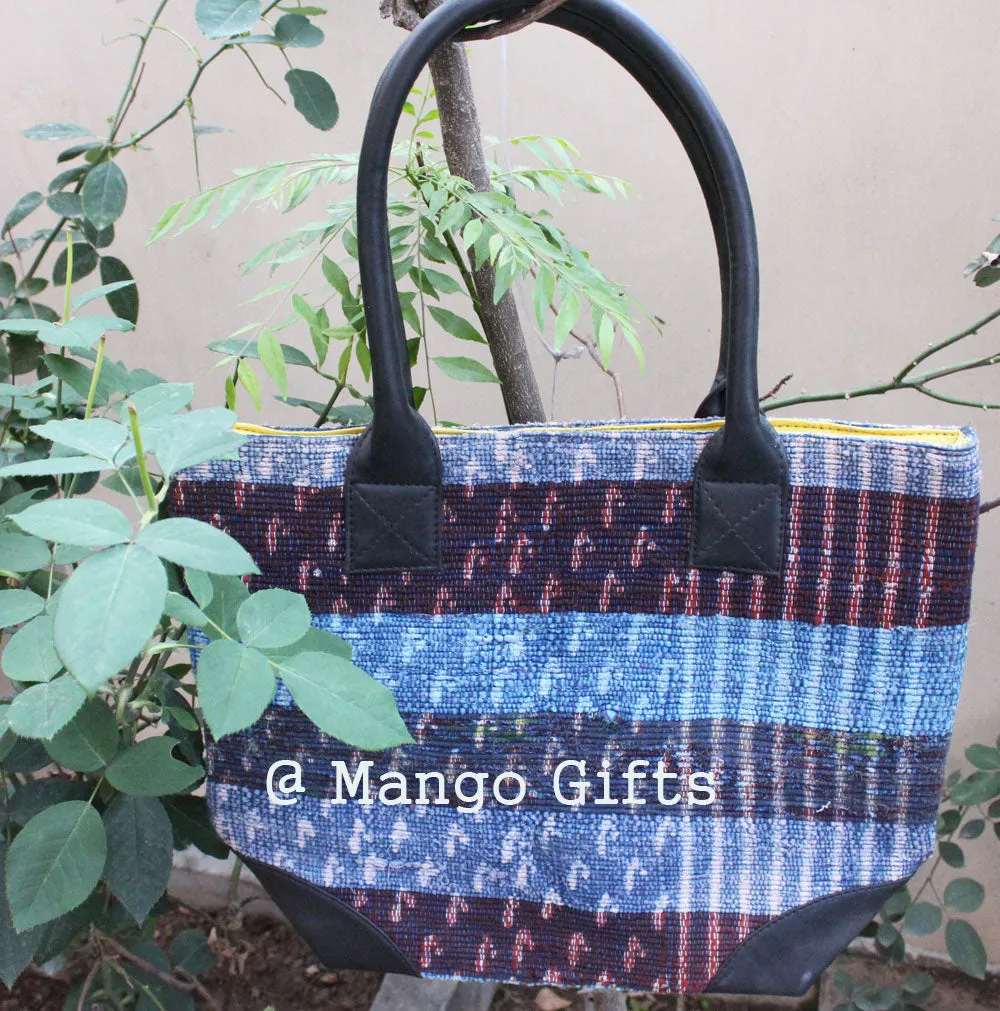 Chindi Rug Tota/Tote Bag Hand Stitch Shopping Bag