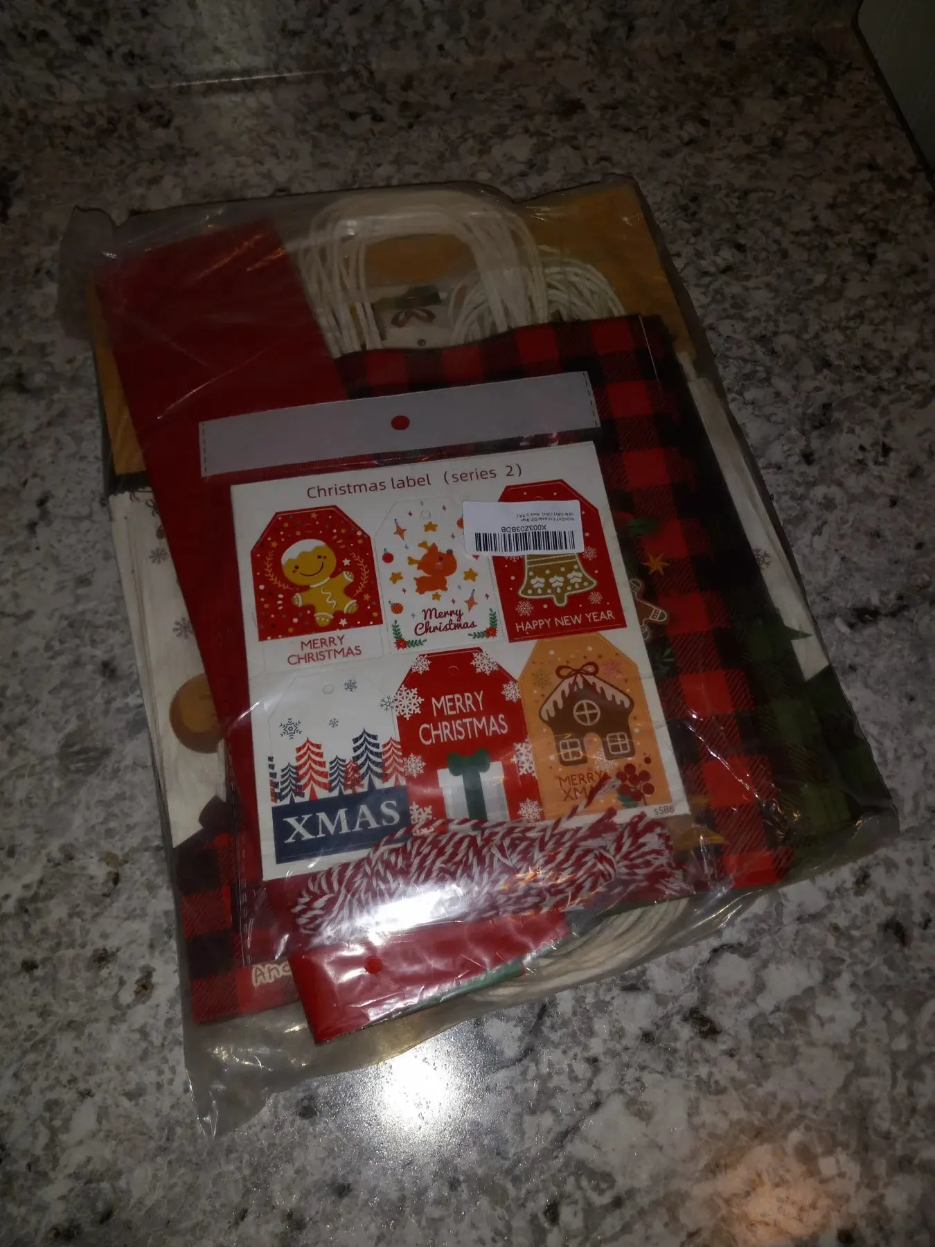 Christmas Gift Bag Set