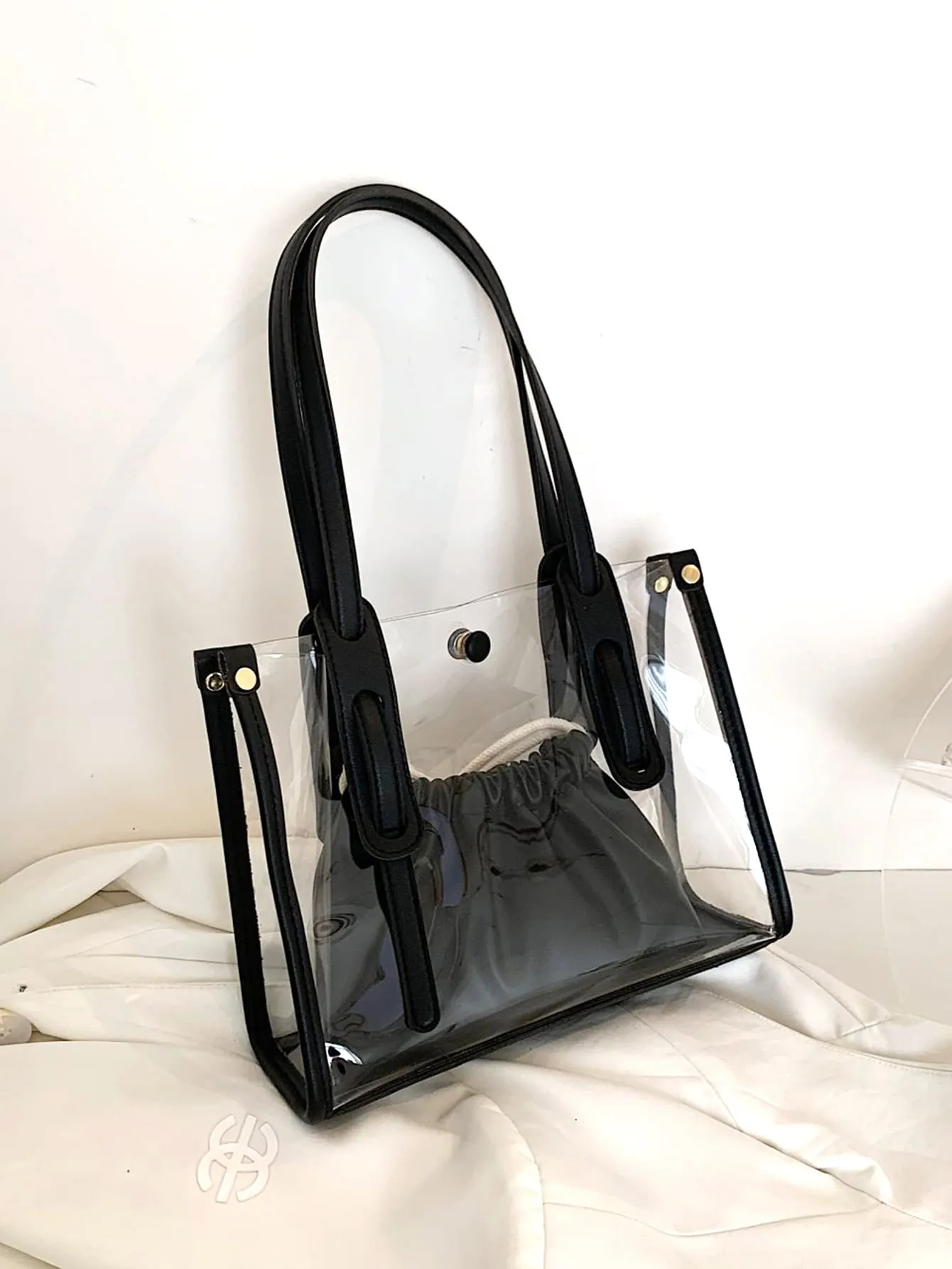 Clear Tote Bag With Inner Pouch