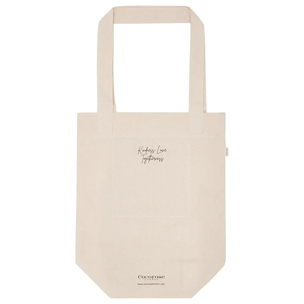 Cotton Canvas Shopping Tote Bag - Fox