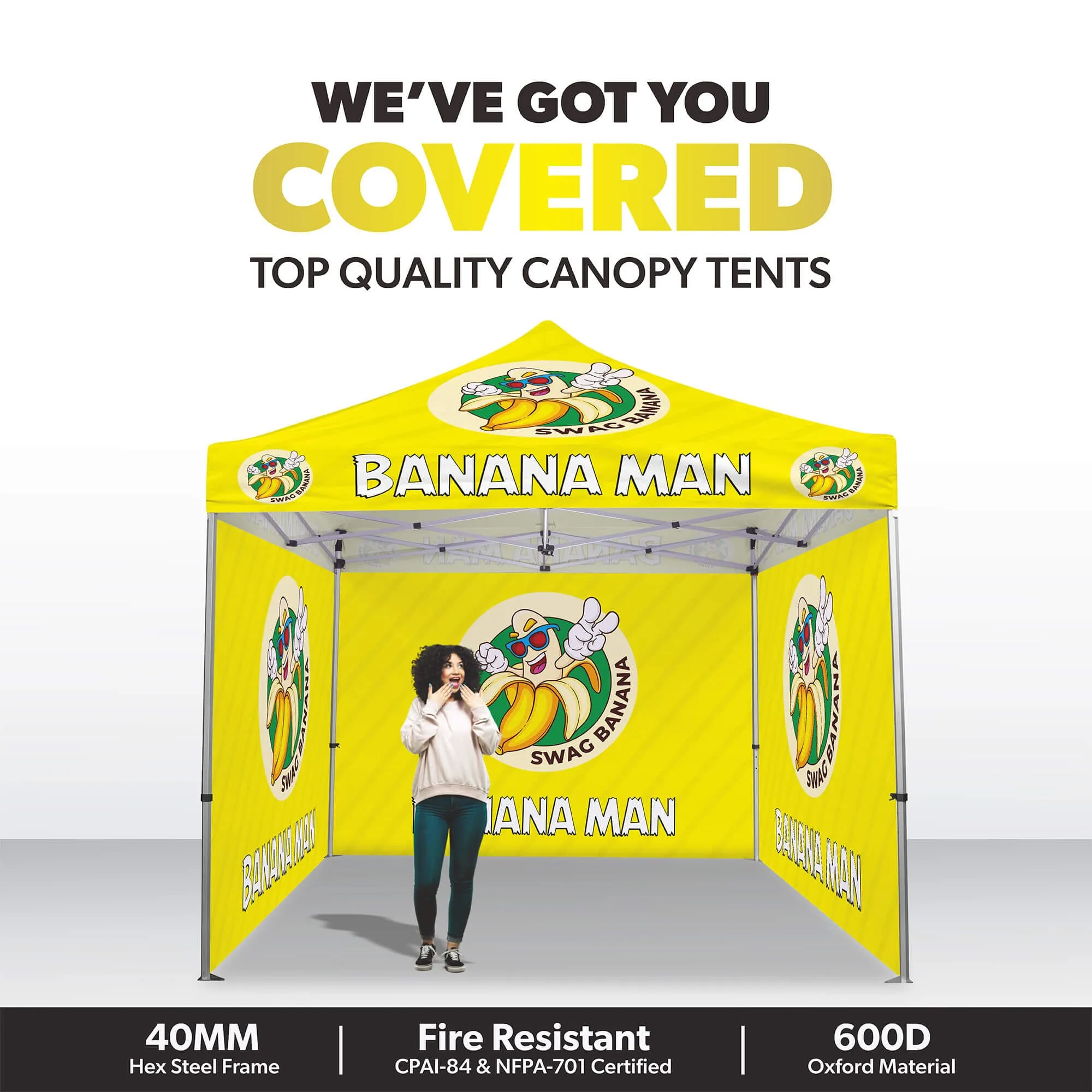 Custom Canopy Tent Everyday Platinum Package