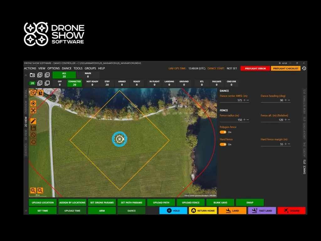 Drone Show Software package (without drones)