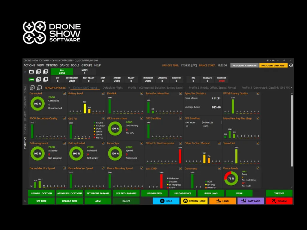 Drone Show Software package (without drones)