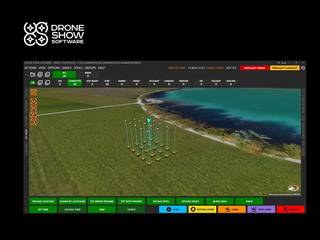 Drone Show Software package (without drones)