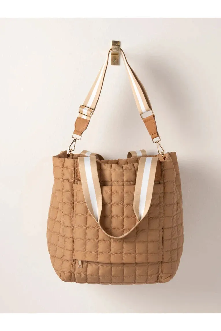 Ezra Quilted Travel Tote