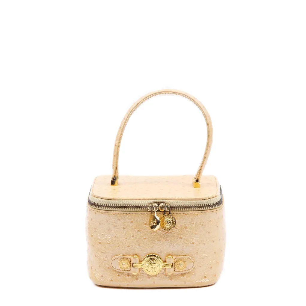 Faux Yellow Vanity Bag