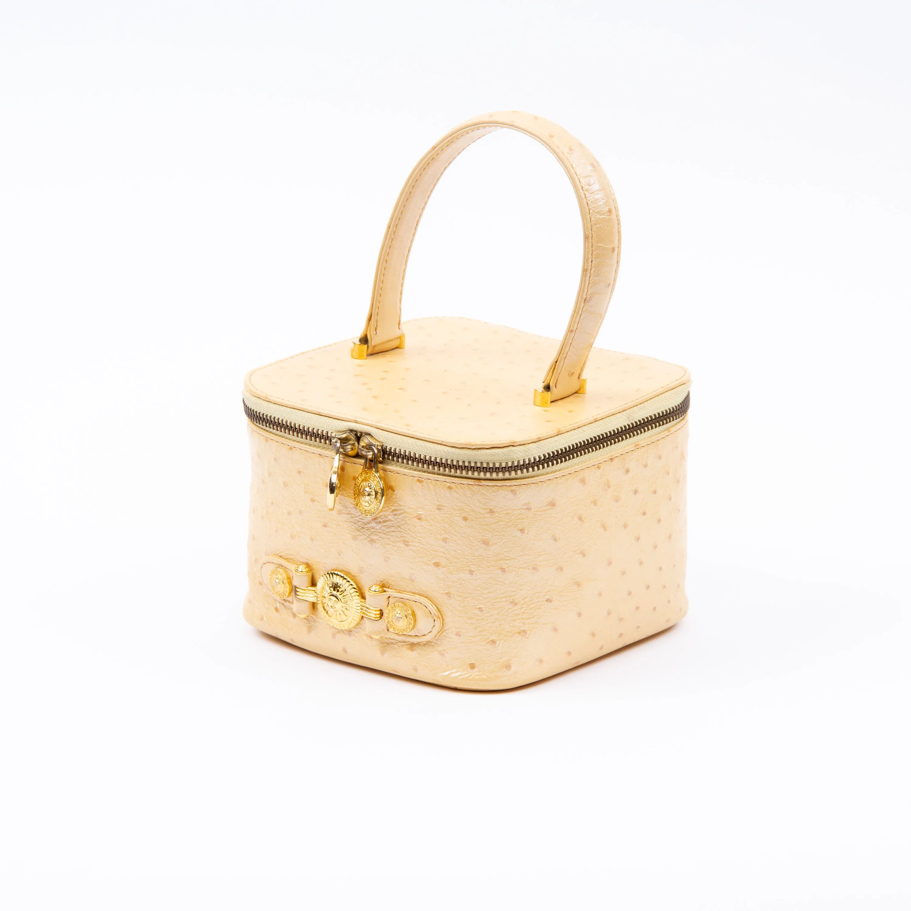 Faux Yellow Vanity Bag