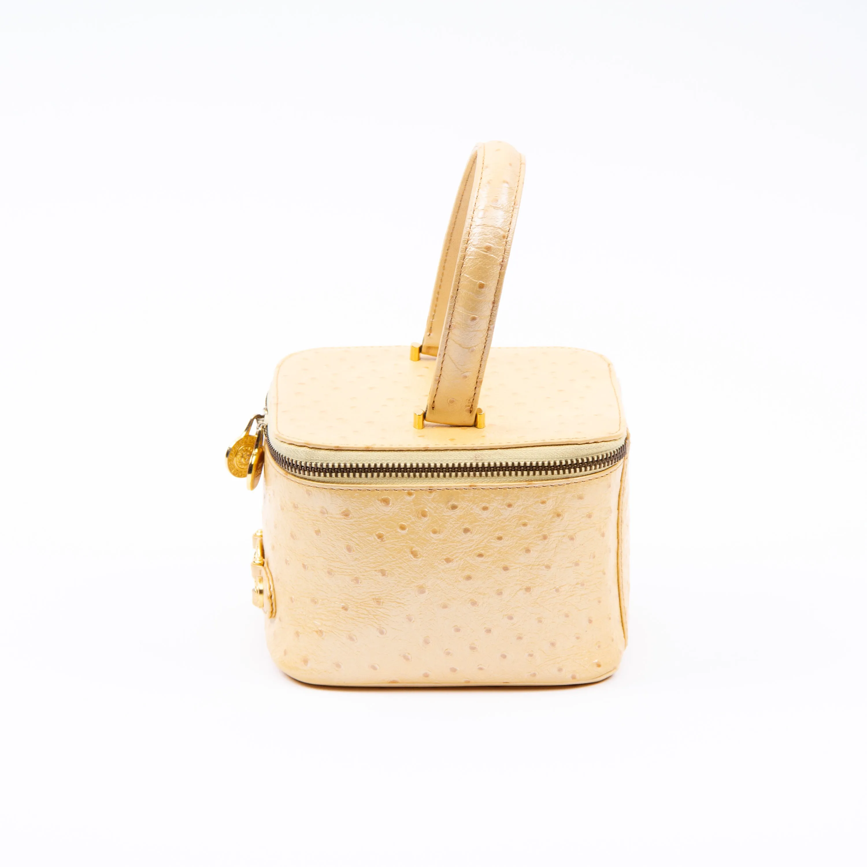 Faux Yellow Vanity Bag