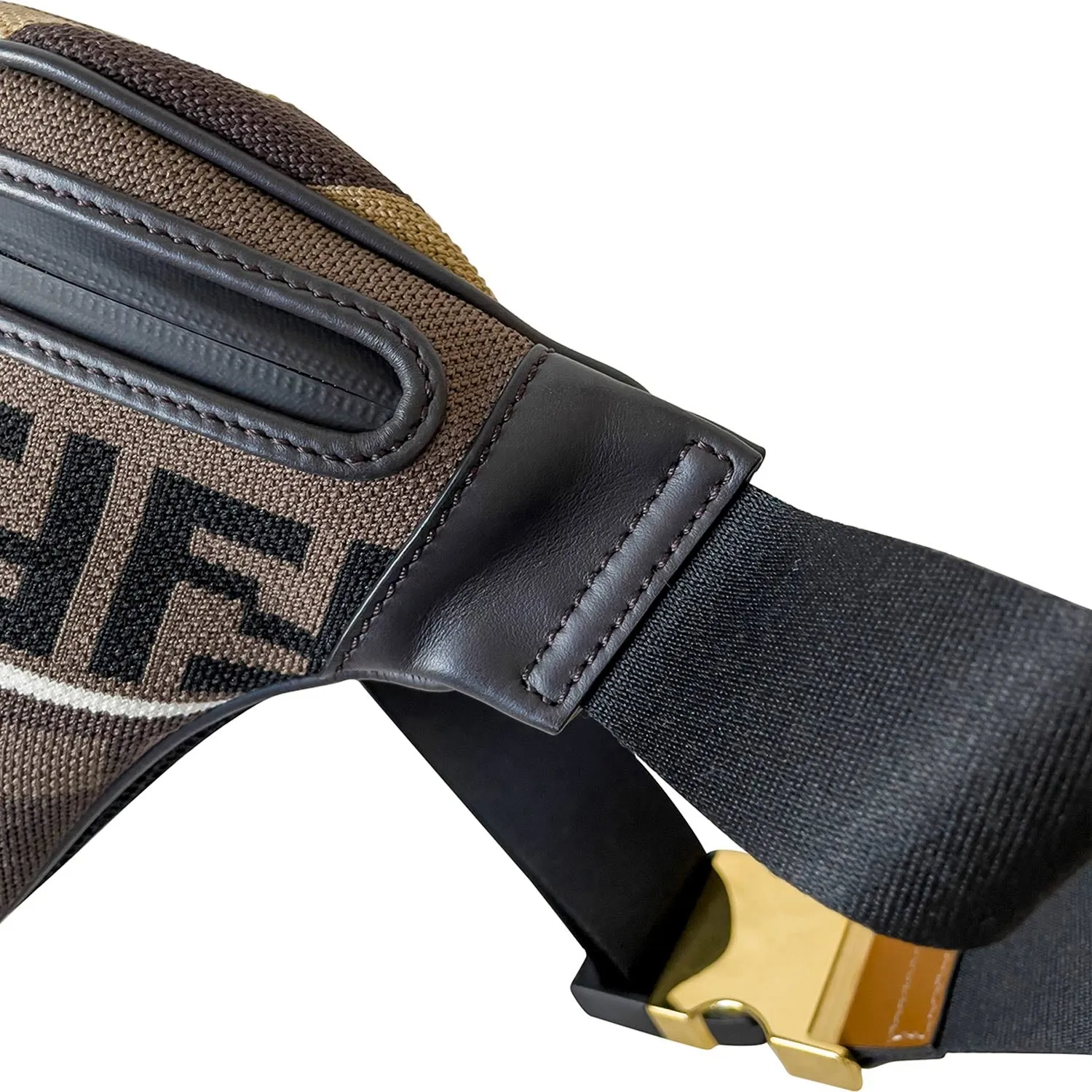 Fendi Vitello Century Maglia Belt Bag