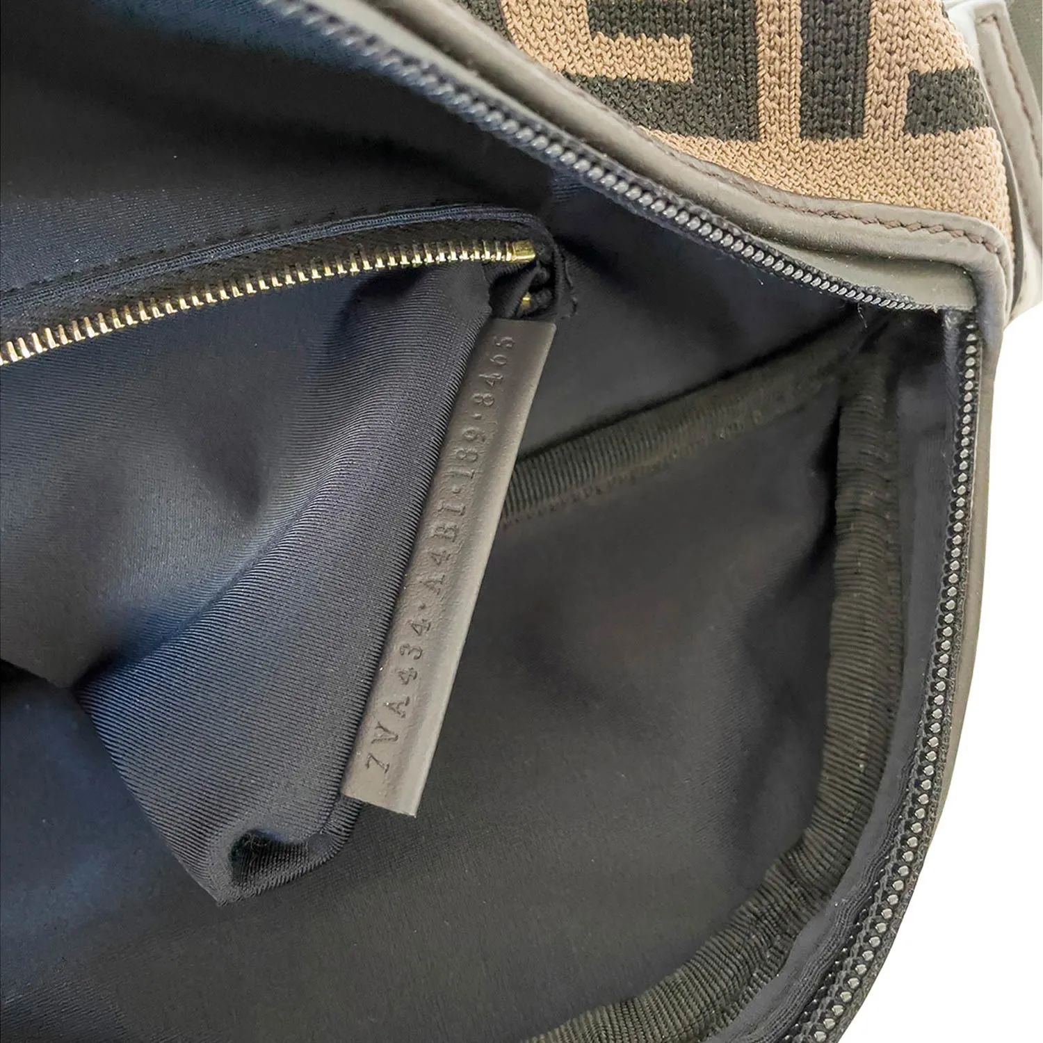 Fendi Vitello Century Maglia Belt Bag