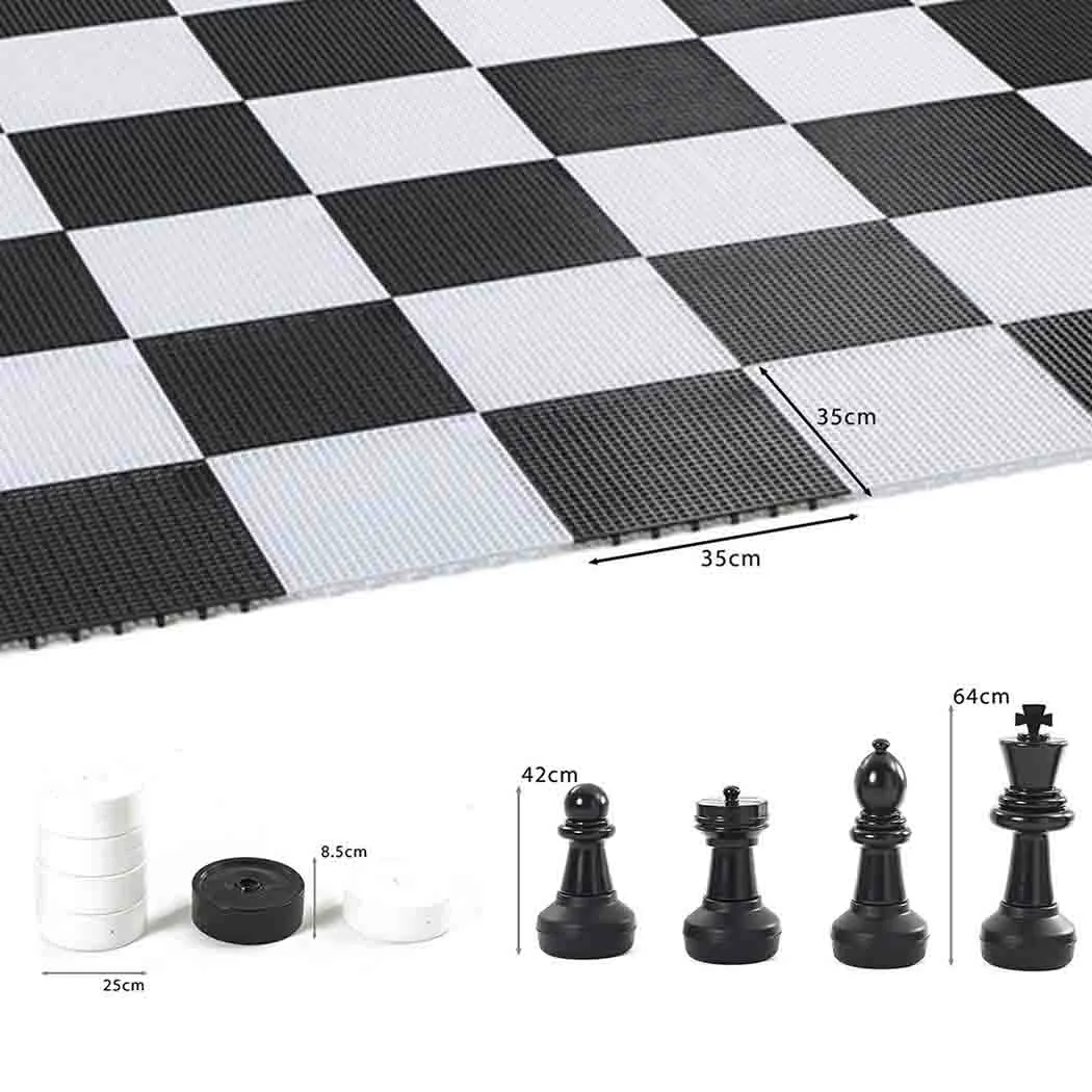 Giant Chess And Draughts   Board Package