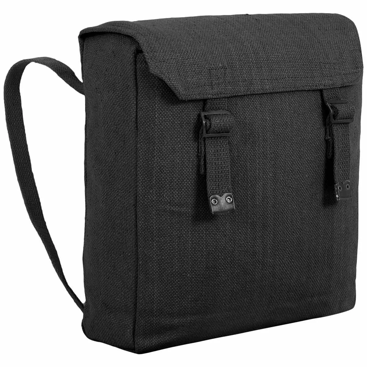 Highlander Canvas Webbing Backpack 18L Black