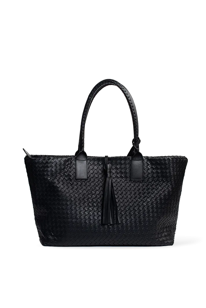 Intrecciato Tassel Tote Bag