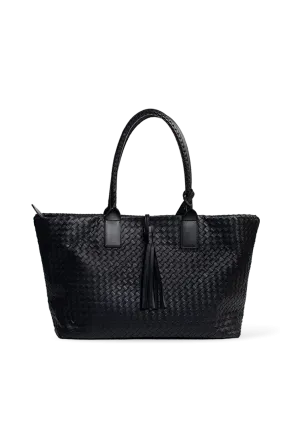 Intrecciato Tassel Tote Bag