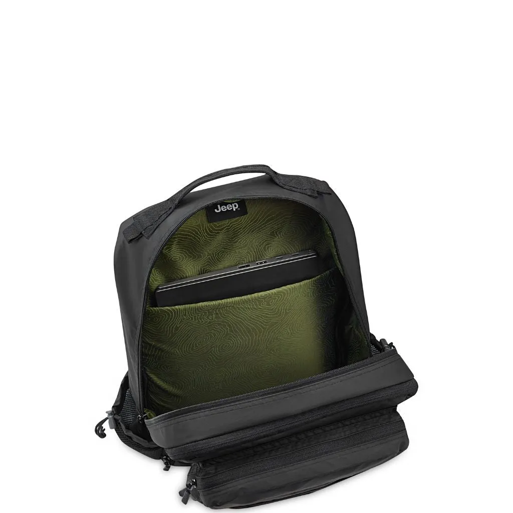 Jeep Tactical Multi Pocket 15" Backpack - Black