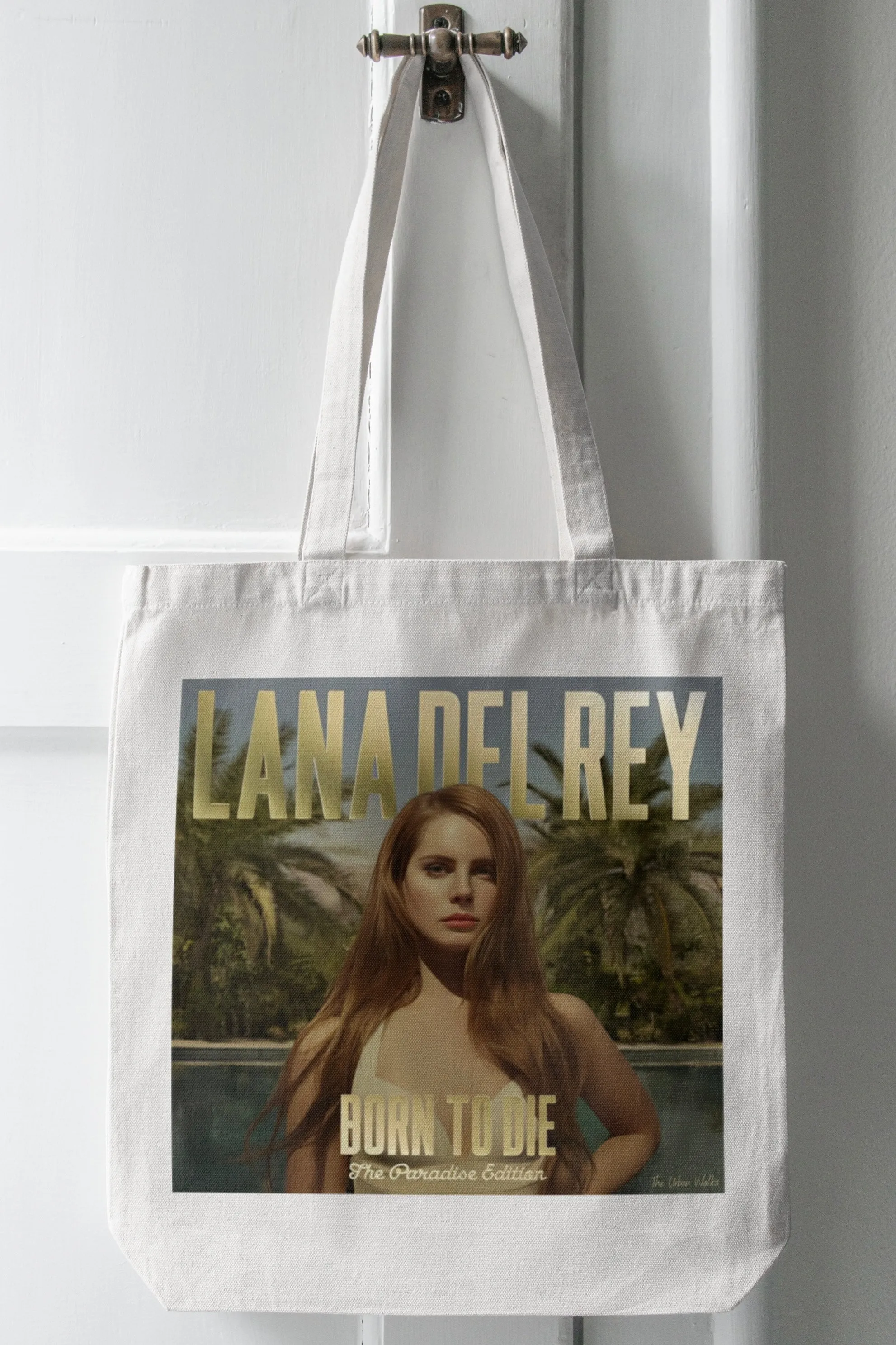 Lana Del Rey Born To Die (Paradise Edition) White Tote Bag With Zipper