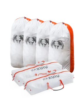 Large Deer/Sheep Medium Game Bag Set | White-Orange