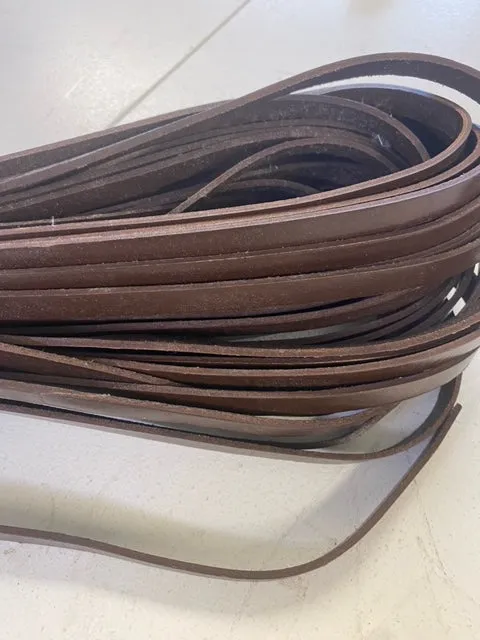 Leather strap - dark brown